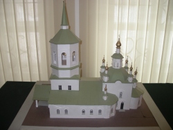 Макет Алексеевского монастыря. Город Томск.