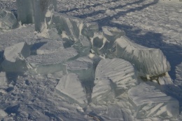 Енисейск. Ледяной символ 2014 года. 22.01.2014.