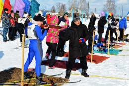 Енисейск. Стадион "Труд". 15 марта 2014 года.