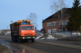 Енисейск, ул. Рабоче-крестьянская. 20 марта 2014 года.