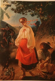 Т. Г. Шевченко, 1842, «Катерина». Масло.