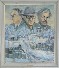 Картина Г. Семёнова &laquo;Основатели&raquo;.