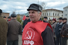 Ветеран МВД В. Я. Вольф.