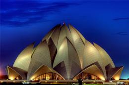 Храм Лотоса в Дели.