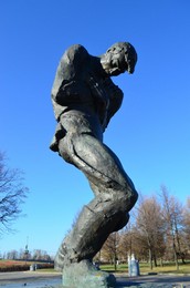 Москва (Россия). Поклонная гора. &laquo;Памятник без вести пропавшим солдатам без могил&raquo;.