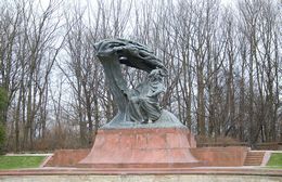 Памятник Ф. Шопену в Варшаве