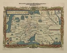 Карта Московии (Гравюра работы Герберштейна Сигизмунда, Гиршфогеля Августина, 1549, ГИМ, catalog.shm.ru)